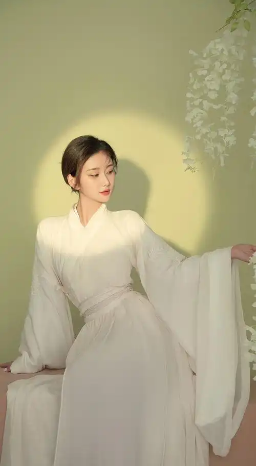 淡雅唯美古风意境句子美女