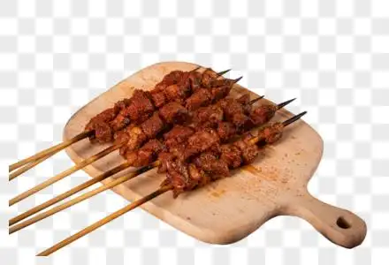 烧烤主题壁纸烤串素材