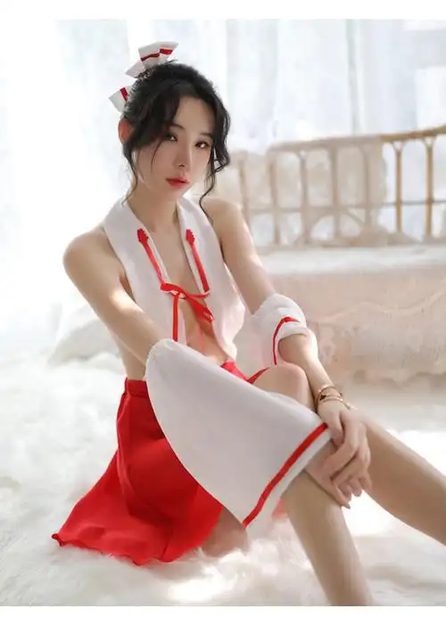 1085灌云美杜莎二次元cosplay情趣日系巫女套装情趣内衣 套装 均码