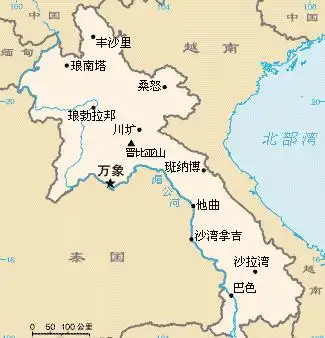 老挝地图(资料图)