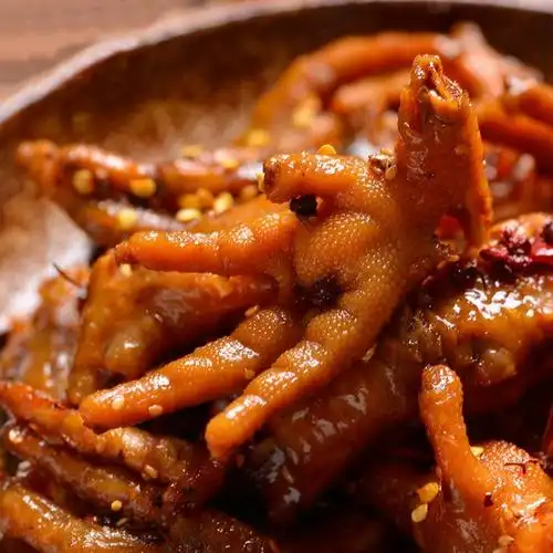 廖记棒棒鸡传奇 香辣鸡爪220gx2袋 四川特产私房菜卤味凤爪零食真空装