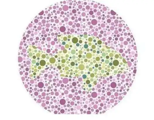 驾考色盲测试图,看不出图中的牛,证明是色盲无缘驾照