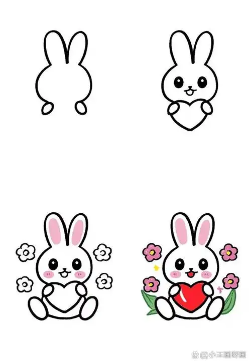 🐰兔子儿童简笔画✨
