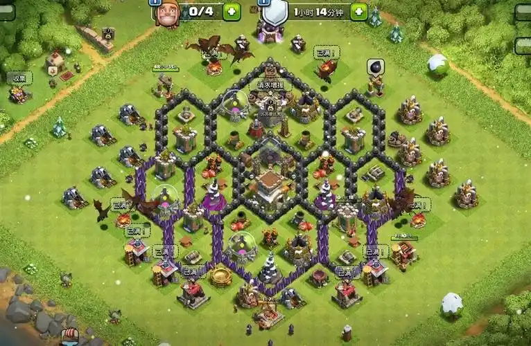 部落冲突八本最强阵型