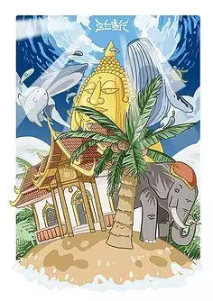 东南亚-花瓣网|陪你做生活的设计师 | 手绘 旅行_涂鸦王国插画