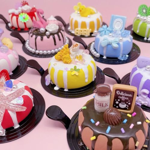 diy手工制作仿真蛋糕捏捏乐彩泥仿真甜品材料包儿童创意食玩