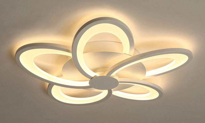 2020 新款简约现代吸顶灯led亚克力花朵吸顶灯卧室装