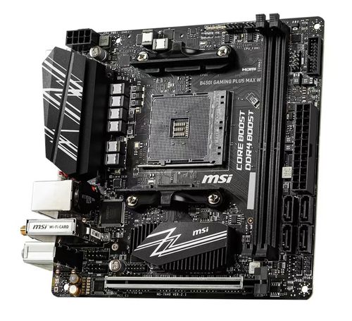 微星b450igamingplusmaxwifiam4主板amdryzen7主板