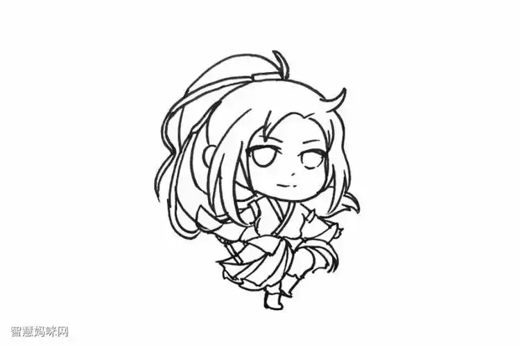 魔道祖师魏无羡简笔画画法