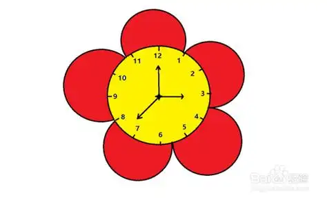 花钟怎么简笔画