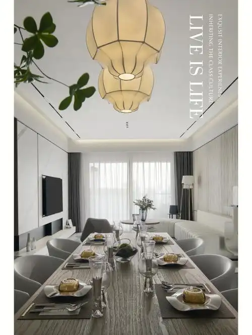 72原创设计极简本真样板间餐厅