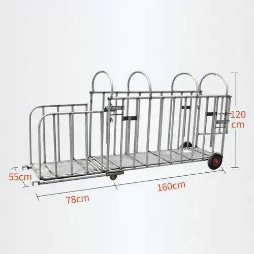 笼子装猪猪用肥猪运输仔猪转运车拉猪车推猪车畜牧