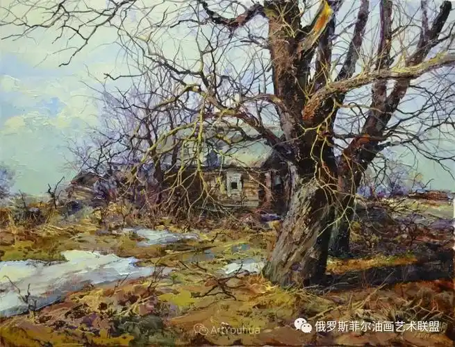 哈萨克斯坦画家穆辛伊里克拉希多维奇风景油画作品赏析