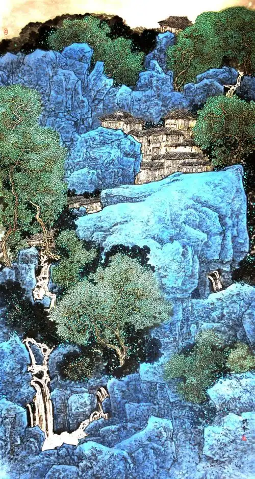 【转载】关奇国画山水欣赏