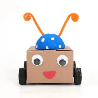 喏雅珘儿童废品做手工简单 扫地机器人科技小制作发明科学实验diy环保