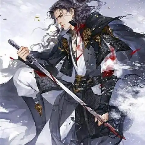 霸气拔剑头像古风