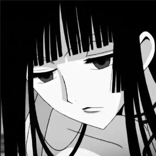 动漫高冷霸气暗黑女生头像图片