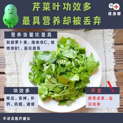 【芹菜叶功效多,最具营养,但却被丢弃!