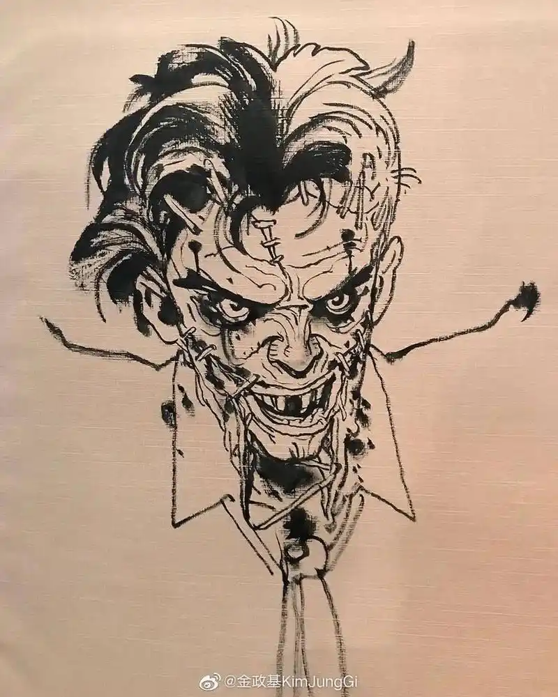 金政基先生的作品一直陪伴着我从没有离开过我的绘画生活,集训时 - 抖