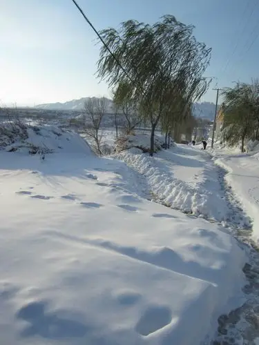 张家口的第一场雪