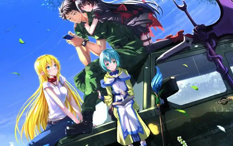 【自制】手绘gate 奇幻自卫队(四开纸)_哔哩哔哩_bilibili