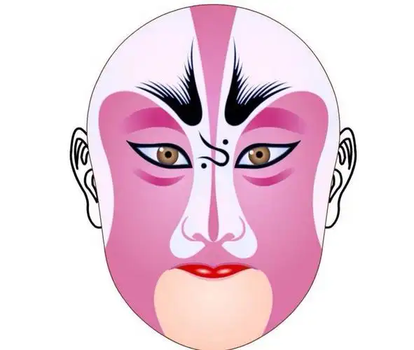 女花旦脸谱简笔画 女花旦脸谱简笔画教程步骤