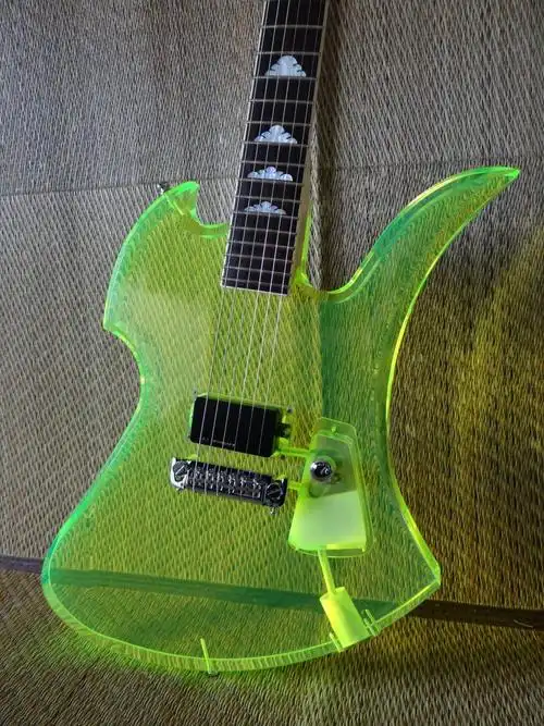 17110 fernandes mg-115c(mg-85c) hideモデル グリーンクリスタル ソ