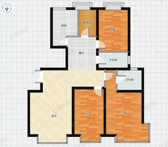 德馨苑 住宅手续三室 证件齐全过5年 精装