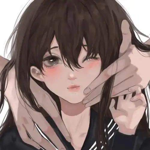 动漫女头神明接住了她的人间