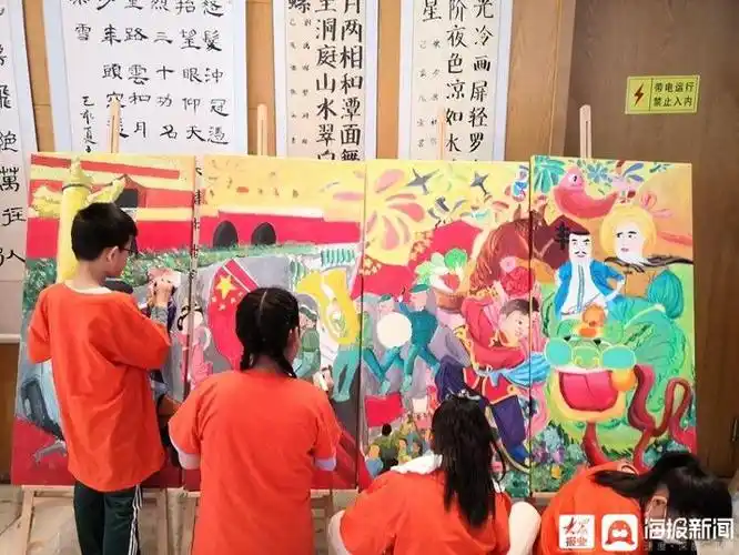 献礼建党百年 烟台市少年书画院揭牌成立