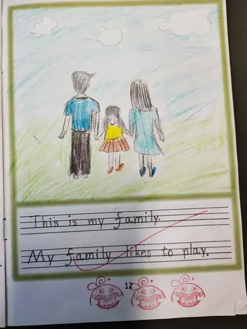 my family ——二(7)班 自制小绘本选集