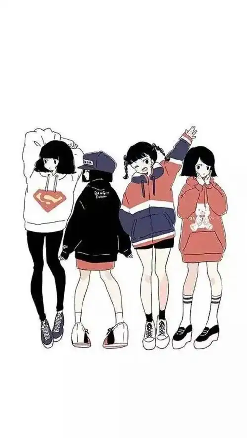 图片壁纸女生闺蜜