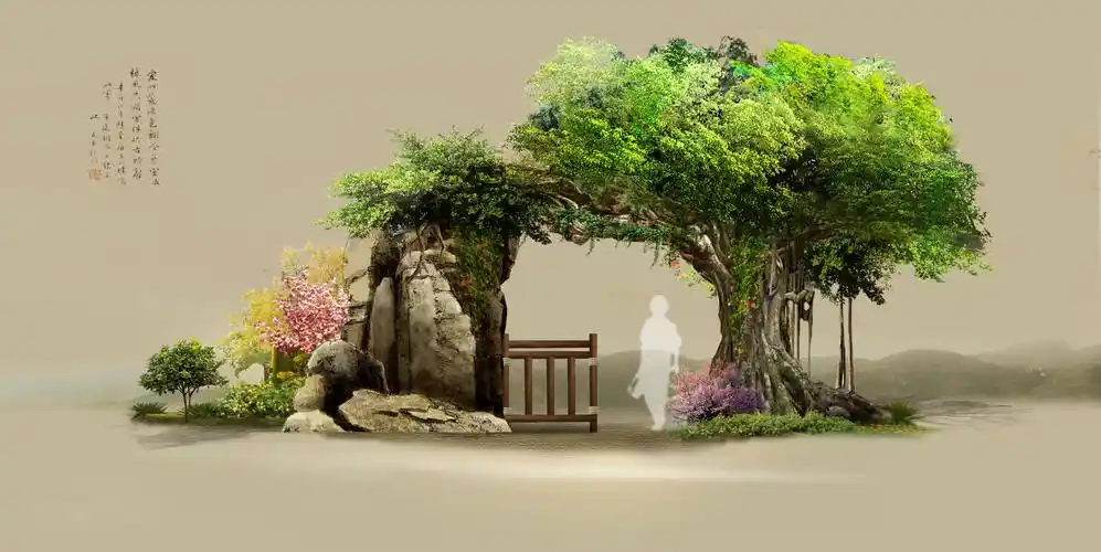 水泥假树仿真树