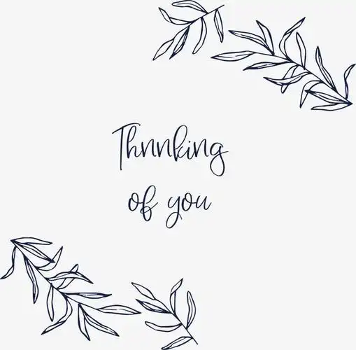 简约手绘树叶边框