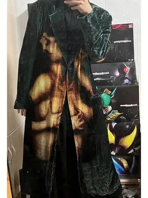 yohjiyamamoto11aw绿丝绒乌鸦