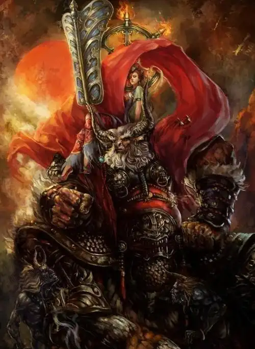 眼看情况越来越恶化,火焰山土地不得不亲自前往劝说:"大力王,且