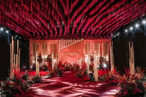 红金色大气婚礼