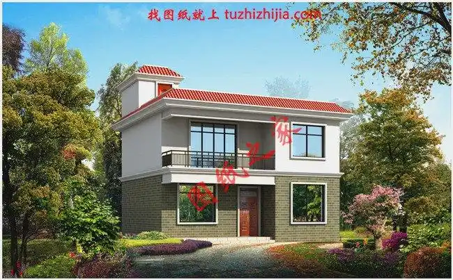 农村二层楼房设计图造价10万左右经济又划算