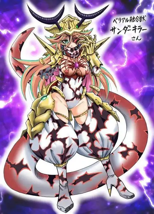 奥特曼怪兽娘化女装贝利亚依旧霸气闪电杀手也娘化了