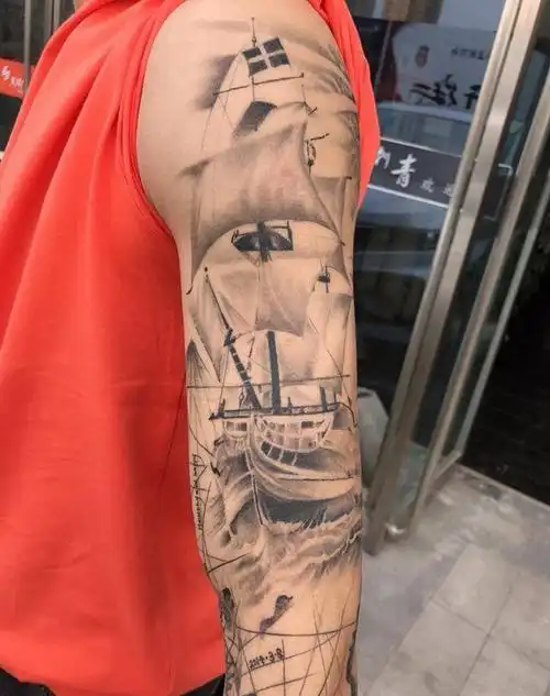 河北省唐山市纹身店v刺青的纹身作品集