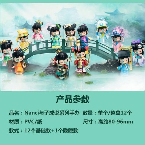 正版与子成说系列盲盒若态若来nanci囡茜3代古风国潮手办娃娃礼物