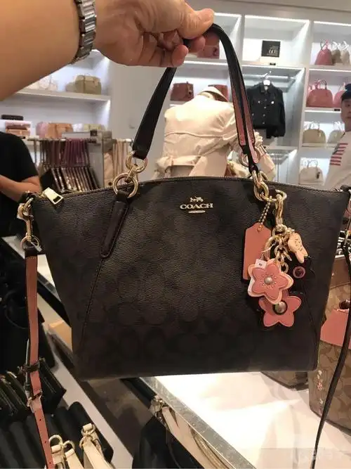 coach 蔻驰 经典logo小号饺子包 拉链单肩包 斜挎包 手提包