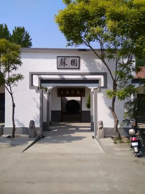 徽派小院大门,门头设计