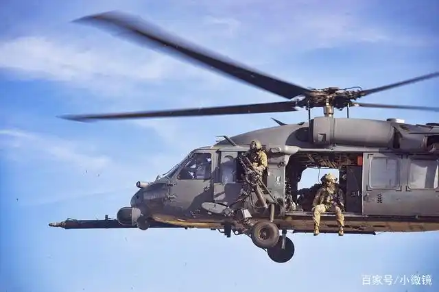 hh-60g铺路鹰直升机:最大航程超600公里,可载14名全副武装士兵