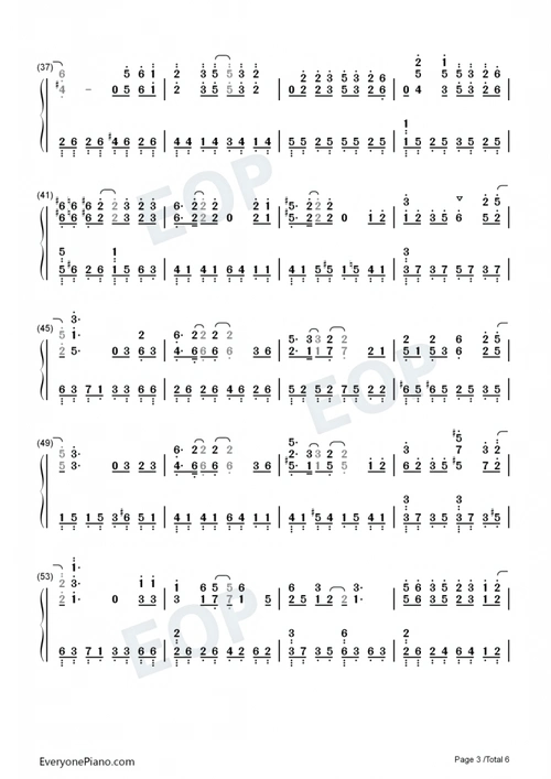 熹微钢琴数字简谱有翡插曲王一博