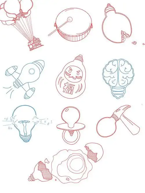 小雨不下雨～从醉越华转采于2020-12-28 14:11:12灯泡图形的创意演变