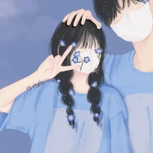 画画  #壁纸  #情侣 #头像 #头像分享  #插画 #氛围感 #摸头杀