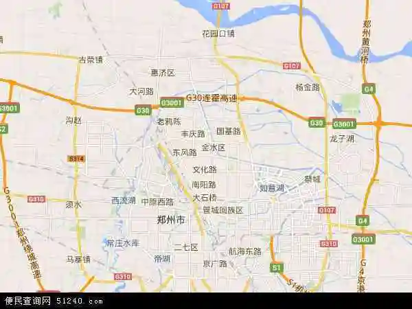 中国 河南省 郑州市 金水区金水区卫星地图 本站收录有:2021金水区