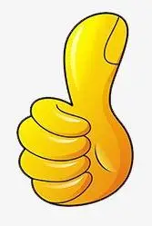 矢量卡通图案大拇指素材图片免费下载高清装饰图案psd老师为我竖起大