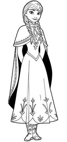 安娜公主简笔画简笔画冰雪奇缘我的随手画知识艺术幻彩简笔画冰雪奇缘